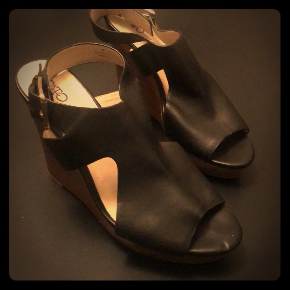 Cato black sandals